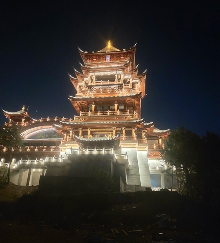 义乌凤翔展陈景观建筑亮化工程
